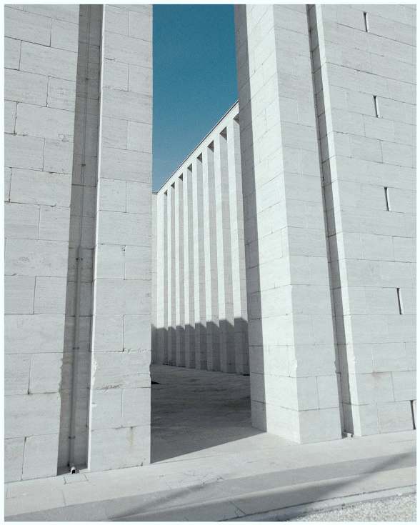 Ara Pacis vertical architectural rhythm