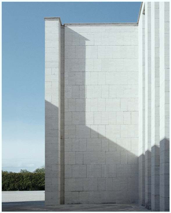 Ara Pacis wall and shadow study