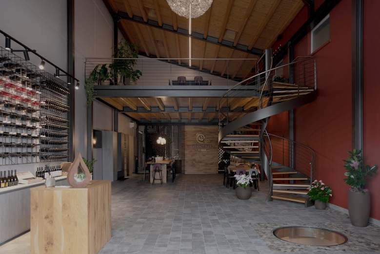 Wine venue hospitality interior