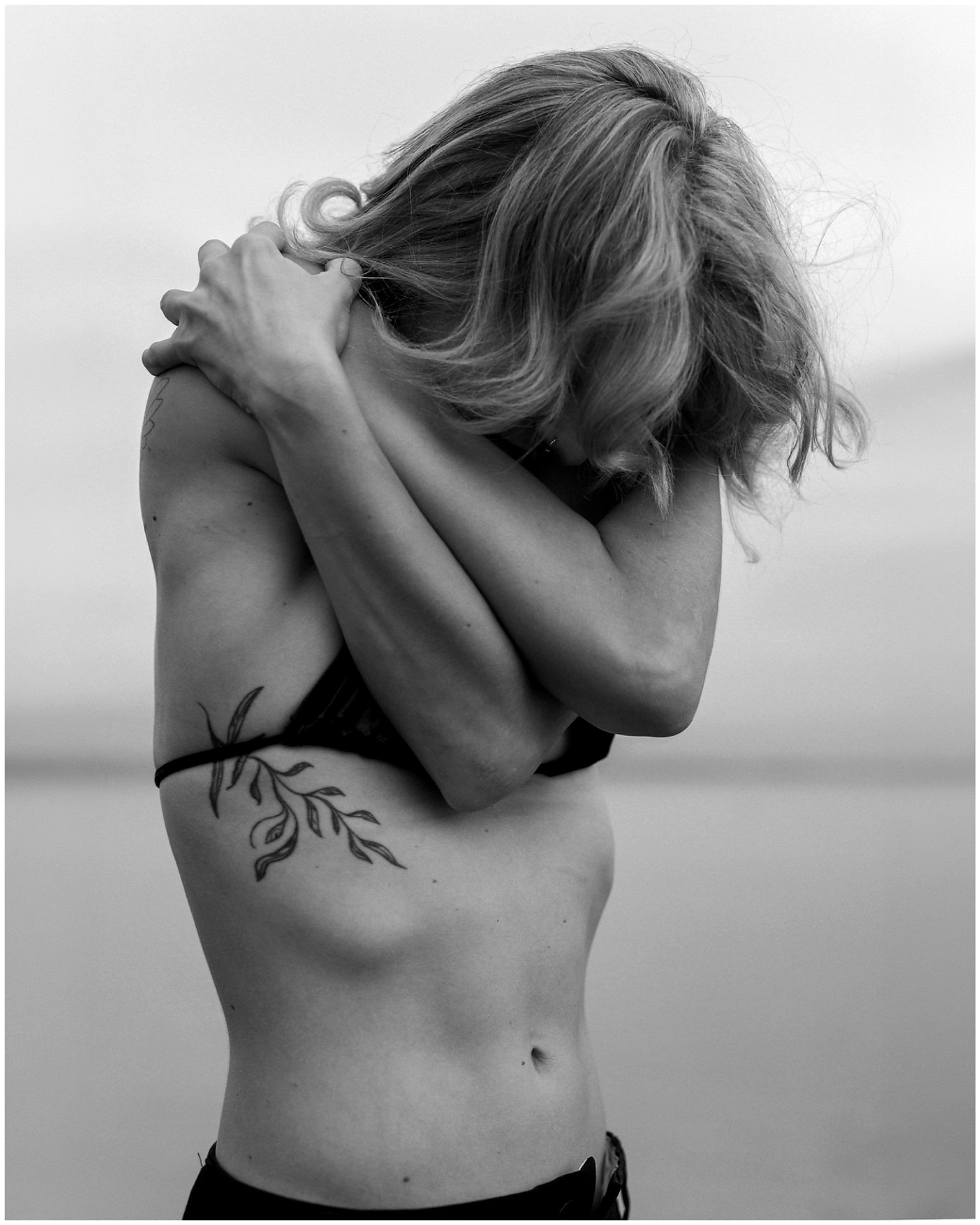 Between Stillness and Motion — editorial body study