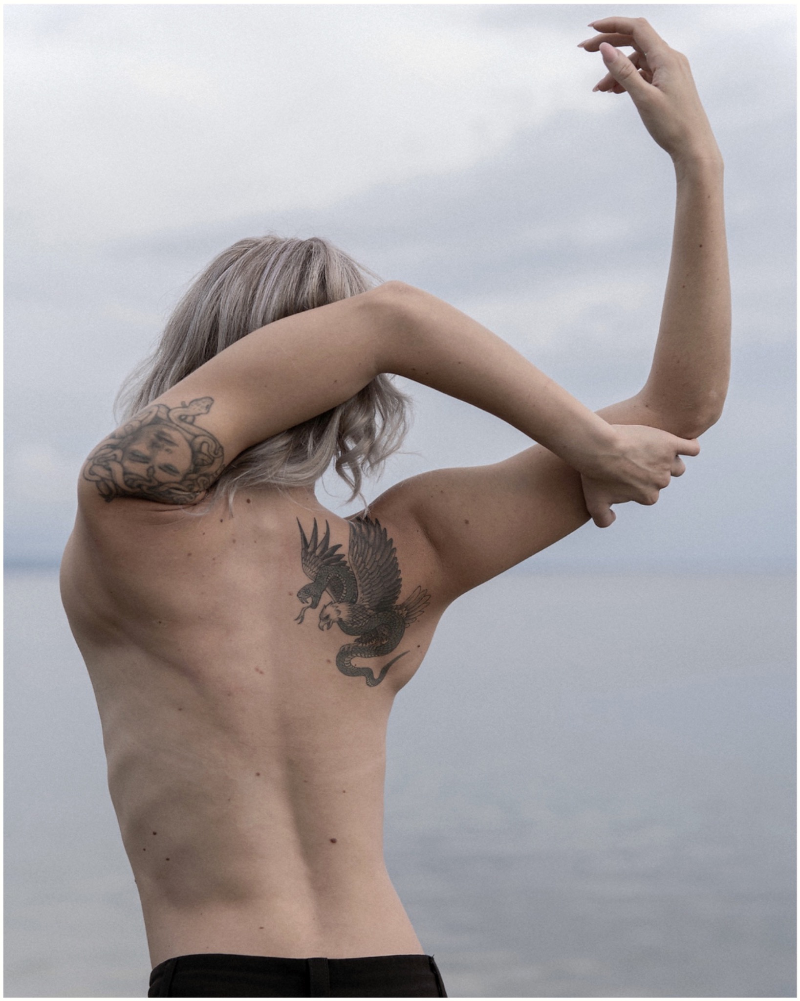 Between Stillness and Motion — editorial body study