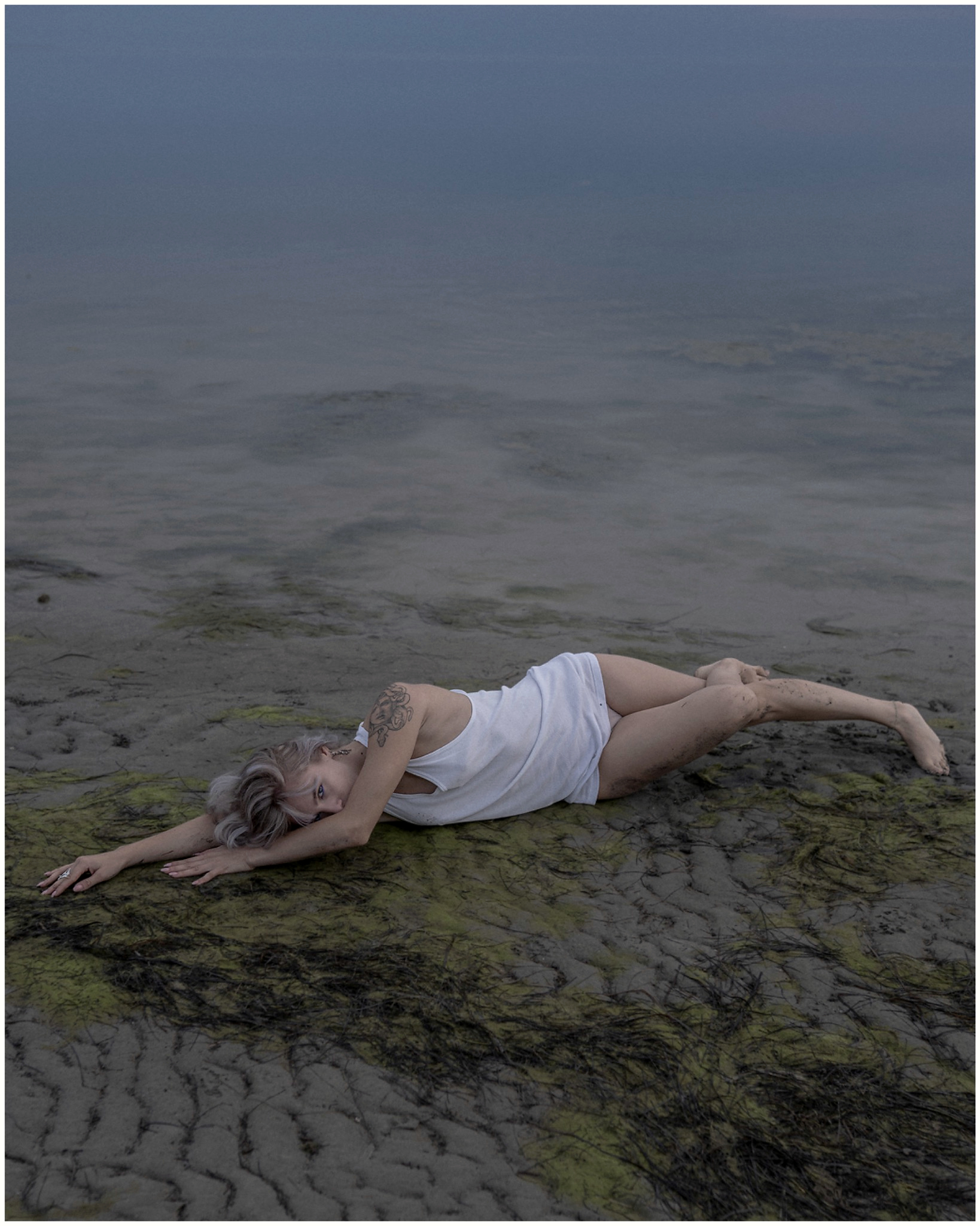 Between Stillness and Motion — editorial body study