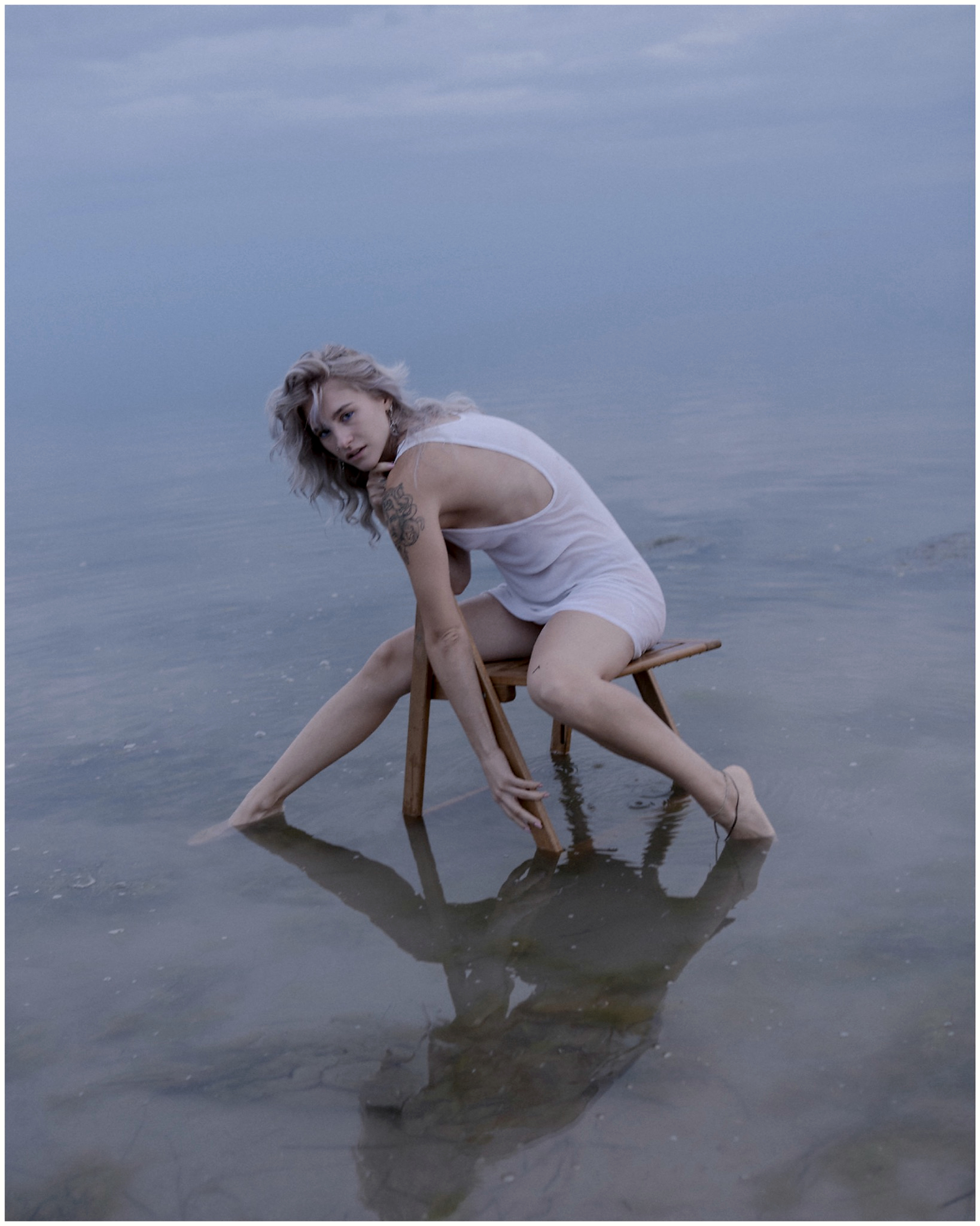 Between Stillness and Motion — editorial body study