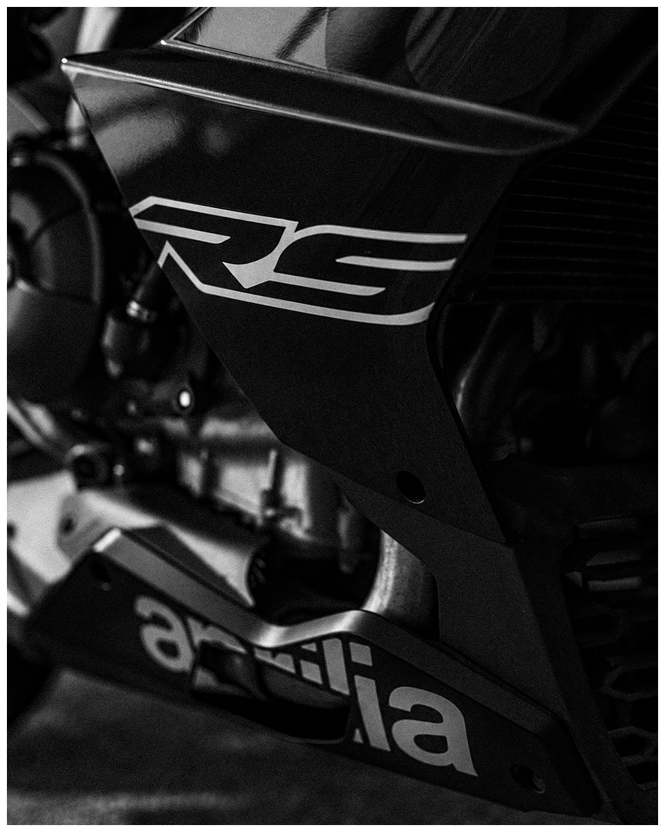 Fairing detail — monochrome