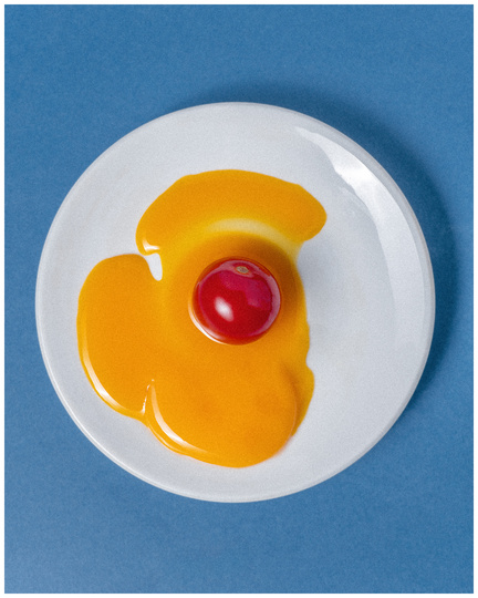 Tomato Splashed Egg